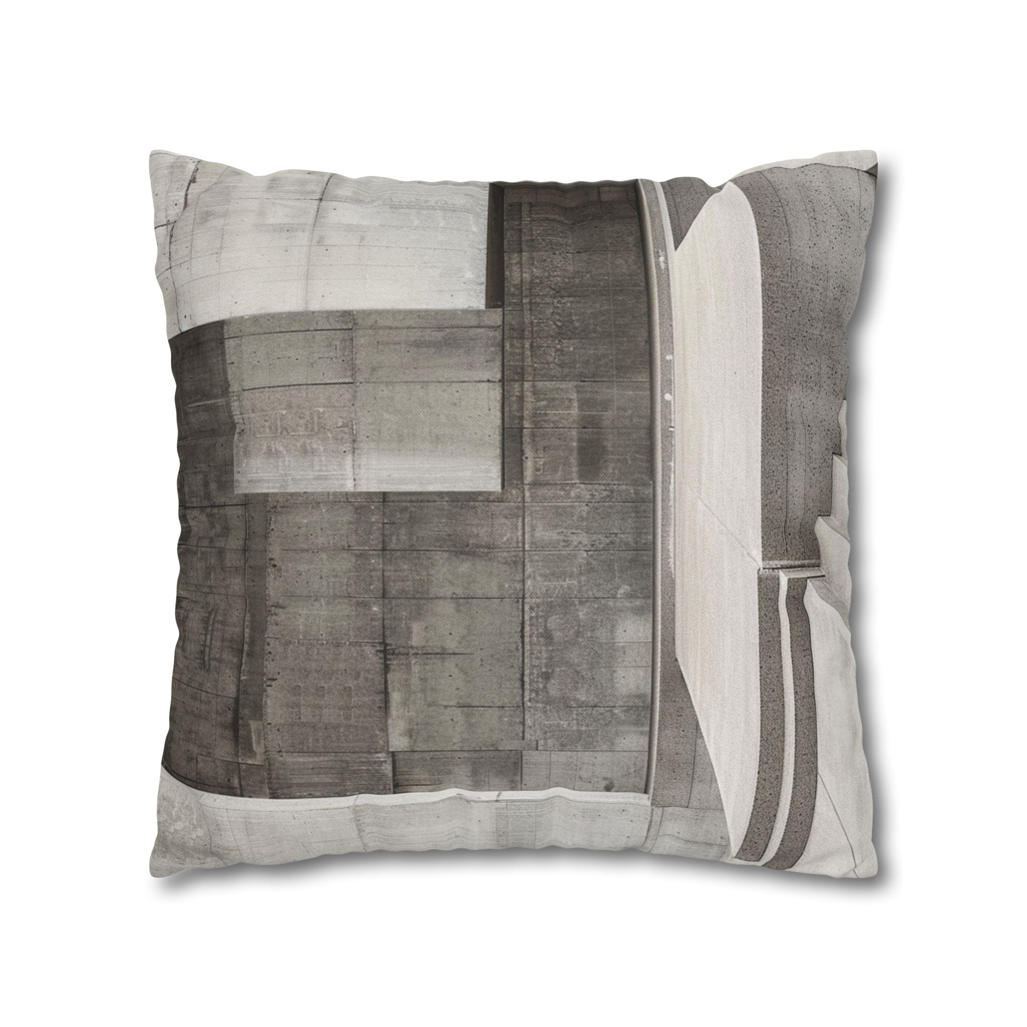 Blocks Black & White Decorative Pillow Cover — Coastal Throw Pillowcase