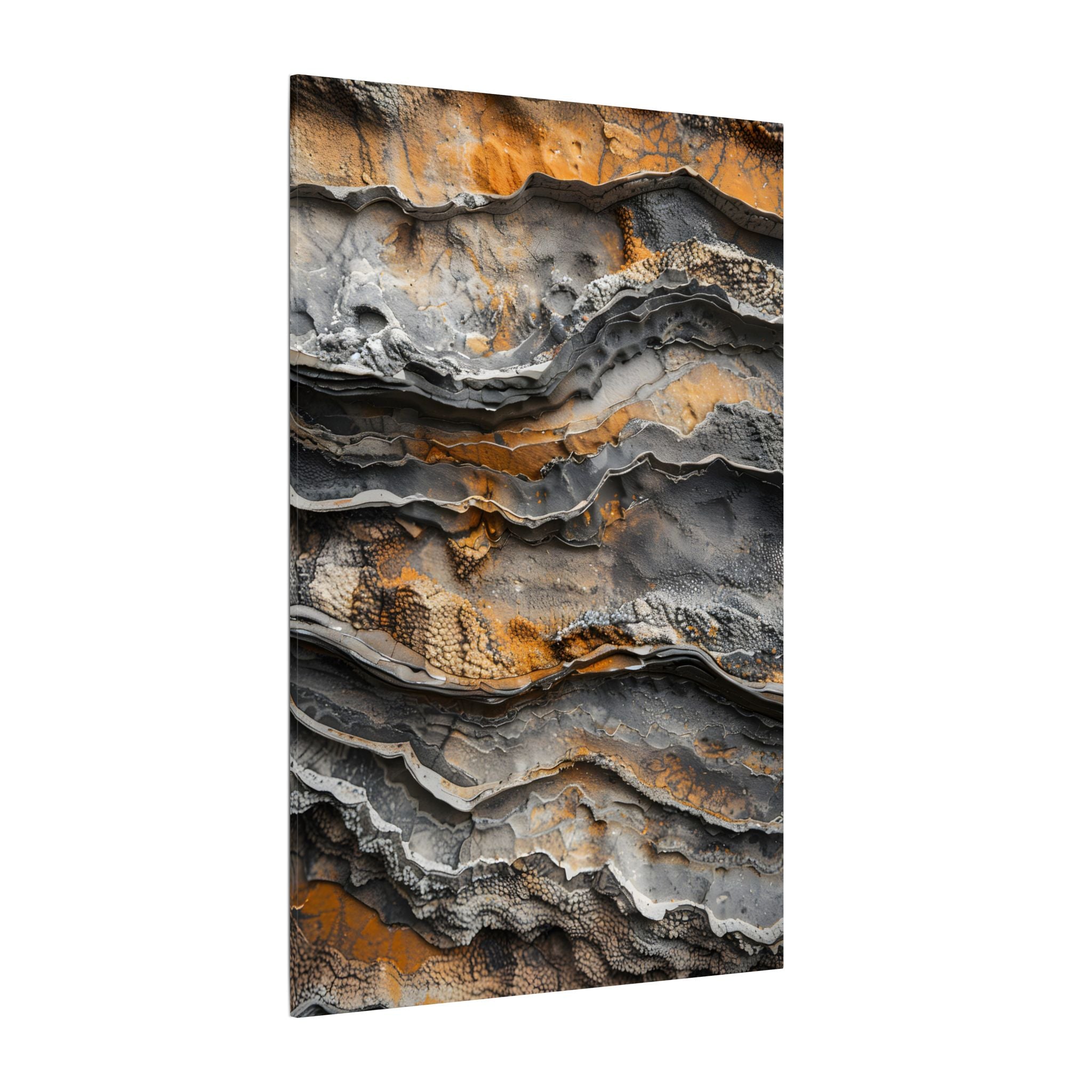 Rock Layers & Earthy Rust