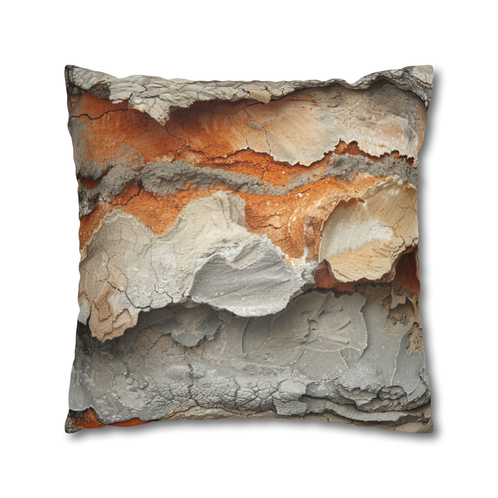 Rusty Bark Texture Decorative Pillowcase