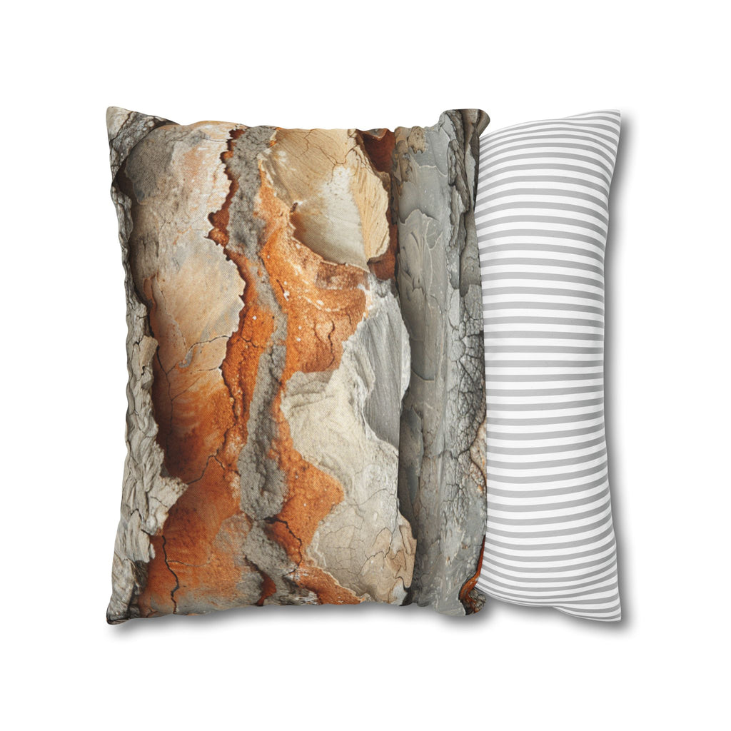 Rusty Bark Texture Decorative Pillowcase