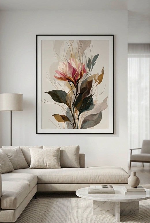 Pink & Earthtone Botanical