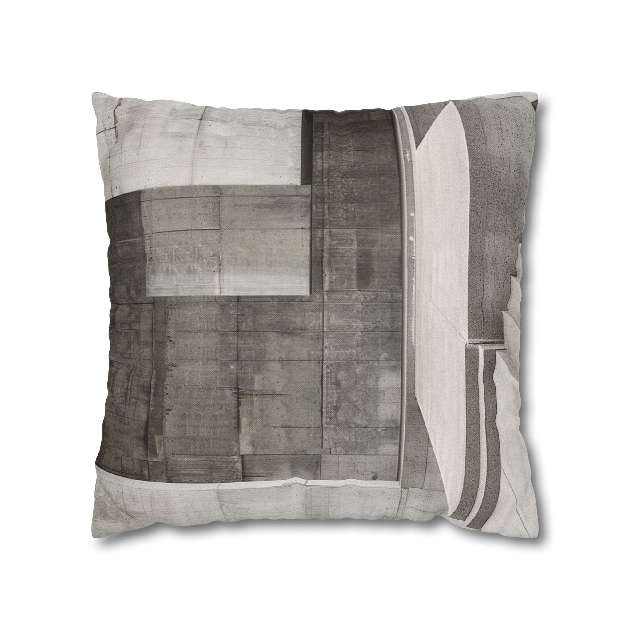 Blocks Black & White Decorative Pillow Cover — Coastal Throw Pillowcase