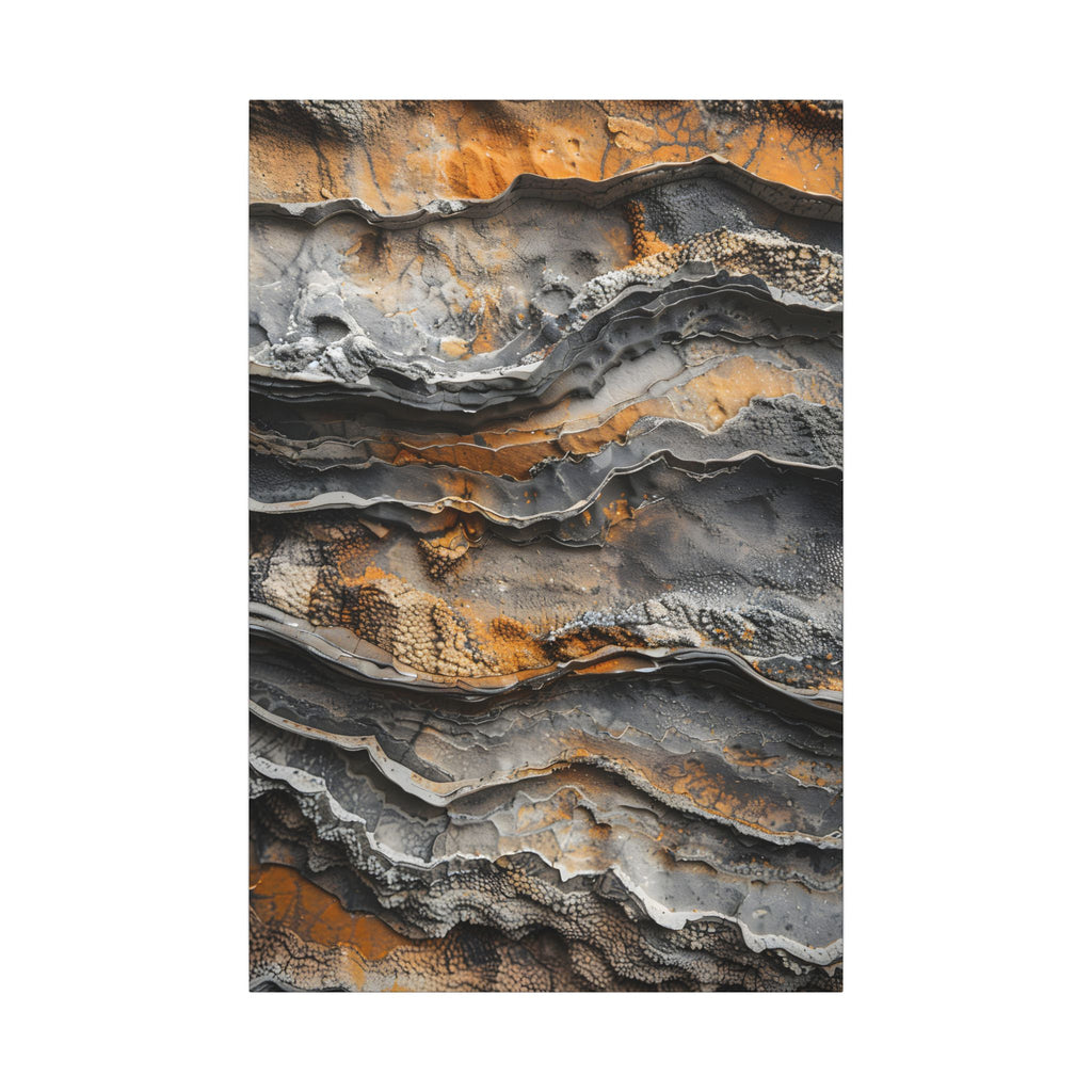 Rock Layers & Earthy Rust