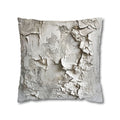 Cracked Plaster Decorative Pillowcase — Rustic Textured Square Cushion Cover