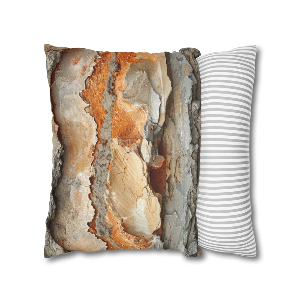 Rusty Bark Texture Decorative Pillowcase